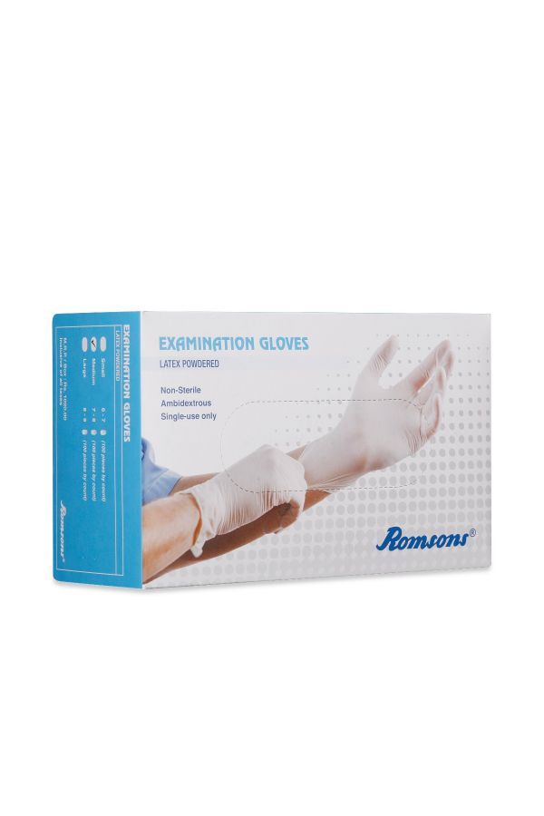 Non Sterile Latex Medical  Hand Gloves ( Pack of 50 )